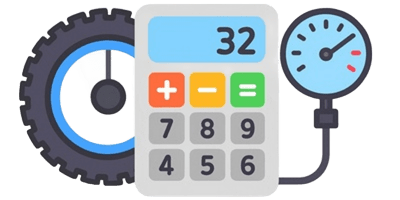 Tire Pressure Calculator for Bicycles, Motorcycles, and Scooters