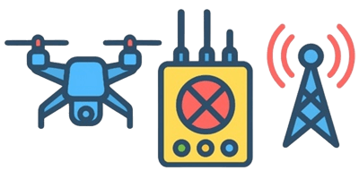 Drone Radio Signal Suppression Ico