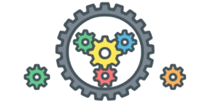 Animated planetary gear mechanism