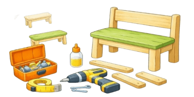 Bench Designer 3D Icon