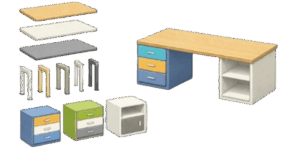 Interactive Desk Builder