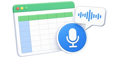 Tables with Voice Input