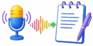 Online Dictation Notepad Ico
