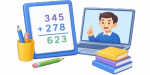 Column math with virtual learning Ico