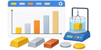 Interactive Precious Metals Density Chart Pics