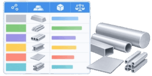 Density Table of Aluminum Ico