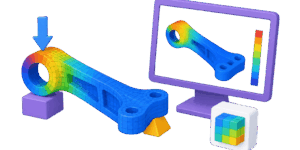 3D Strength & Deformation Simulator Icon
