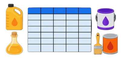 Density Table of Oils and Varnishes picture