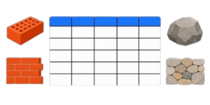 Brick and Stone Density Chart picture