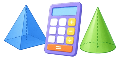 Ico Pyramid & Cone Volume Calculator