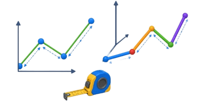 Polyline Length Calculator Icon