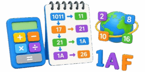 Number Systems Calculator with Steps Icon