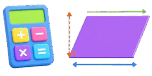Icon Animated Parallelogram Calculator