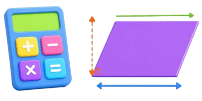 Parallelogram Calculator Icon Animated Parallelogram Calculator