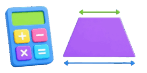 Icon Trapezoid Calculator
