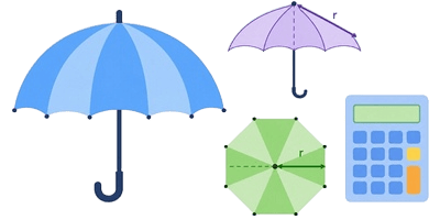 Umbrella Surface Area Calc Pic