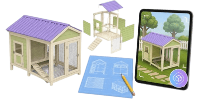 Chicken Coop 3D Builder Pic