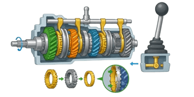 The Mechanics of a Manual Transmission The Mechanics of a Manual Transmission Icon