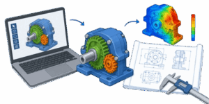 Modern Mechanical Engineering Design Icon