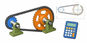 3D Chain Drive Designer Icon